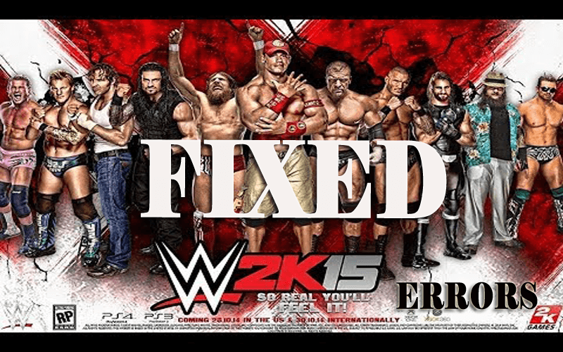 napraw błędy wwe2k15